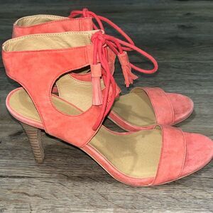 Lucky Brand Bittersweet Uzelia Cage Sandal Open Toe Heels Women’s Size 8